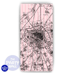 Paris - Funda para mampara de punta redonda o rectangular Mampara de punta redonda