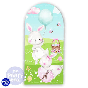 Pascua - Funda para mampara de punta redonda o rectangular Mampara de punta redonda