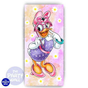 Pata Daisy Funda para mampara de punta redonda o rectangular Mampara de punta redonda