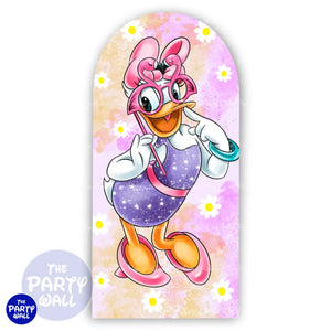 Pata Daisy Funda para mampara de punta redonda o rectangular Mampara de punta redonda