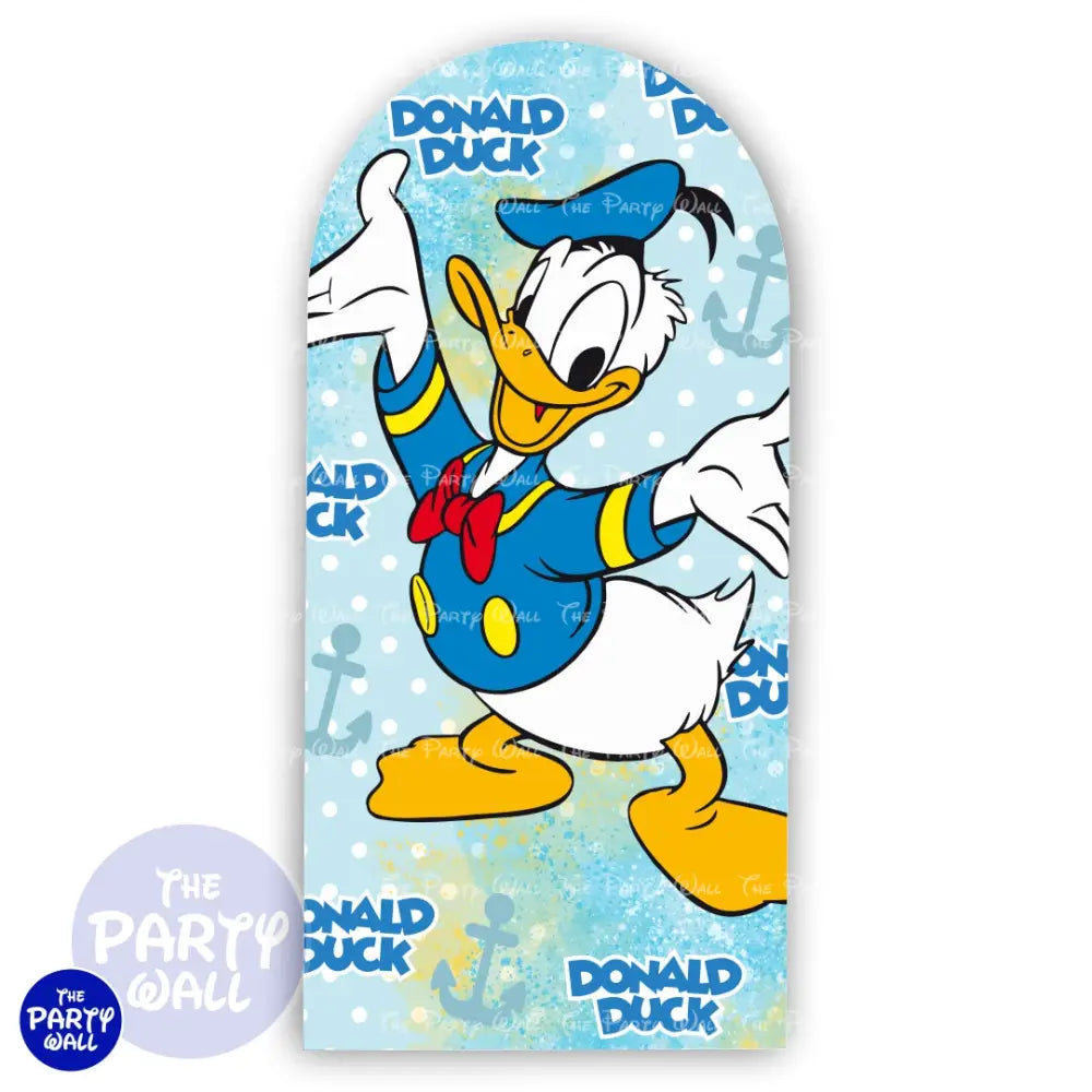 Pato Donald - Funda para mampara de punta redonda o rectangular Mampara de punta redonda