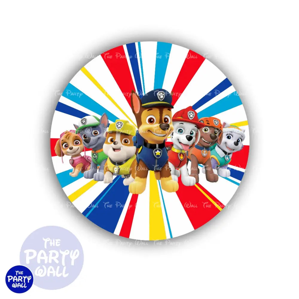 Paw Patrol - Funda para mampara circular Circular