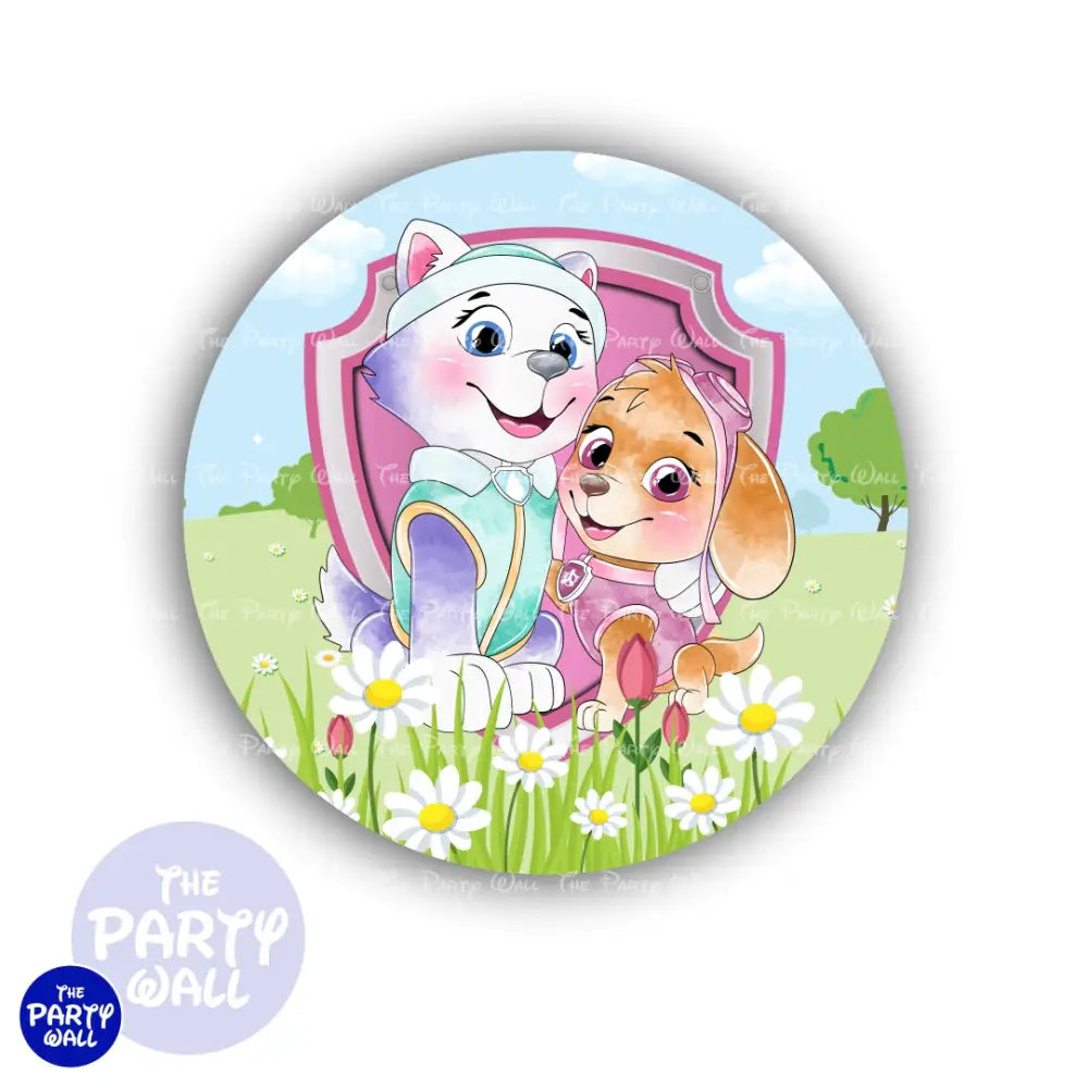 Paw Patrol - Funda para mampara circular Circular