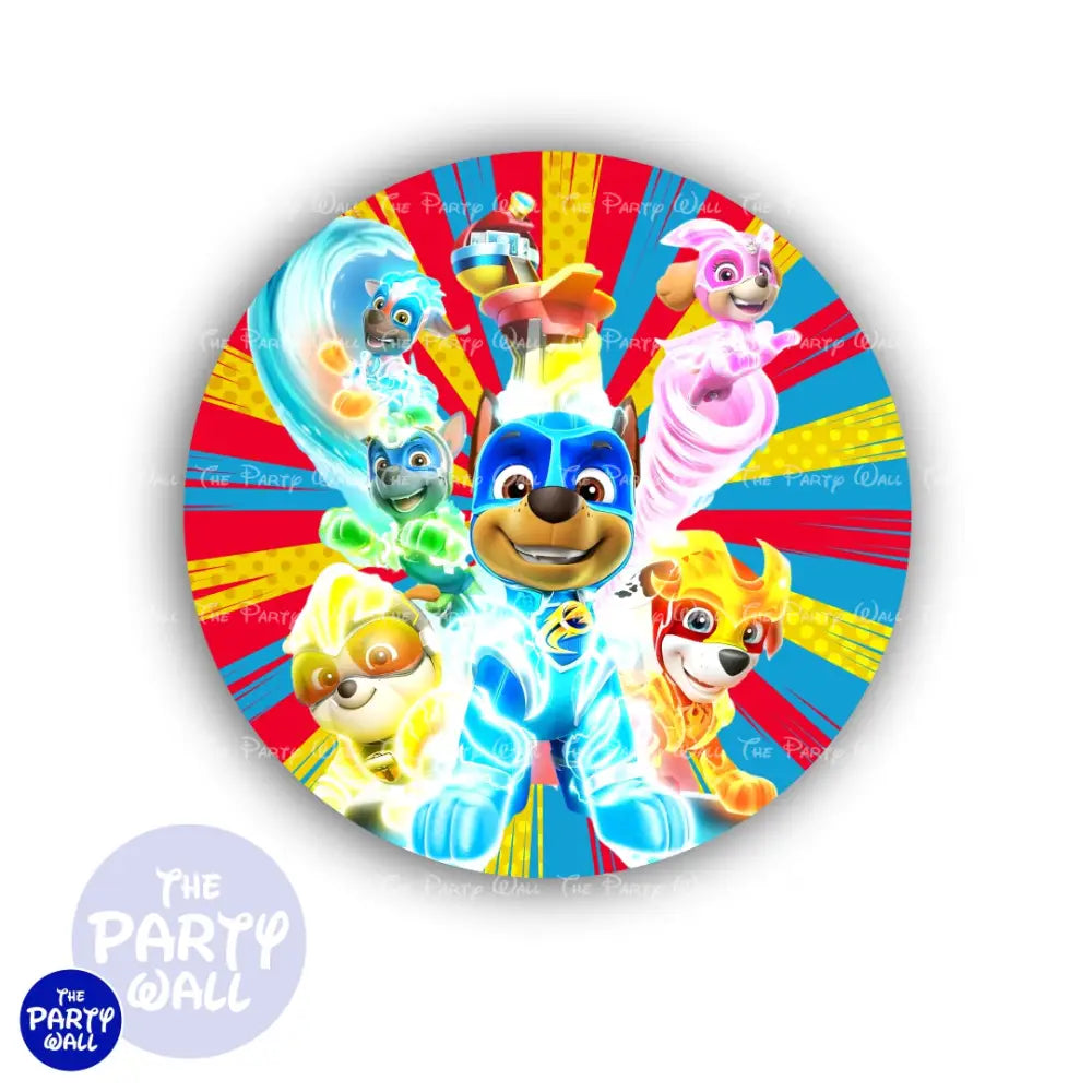 Paw Patrol - Funda para mampara circular Circular