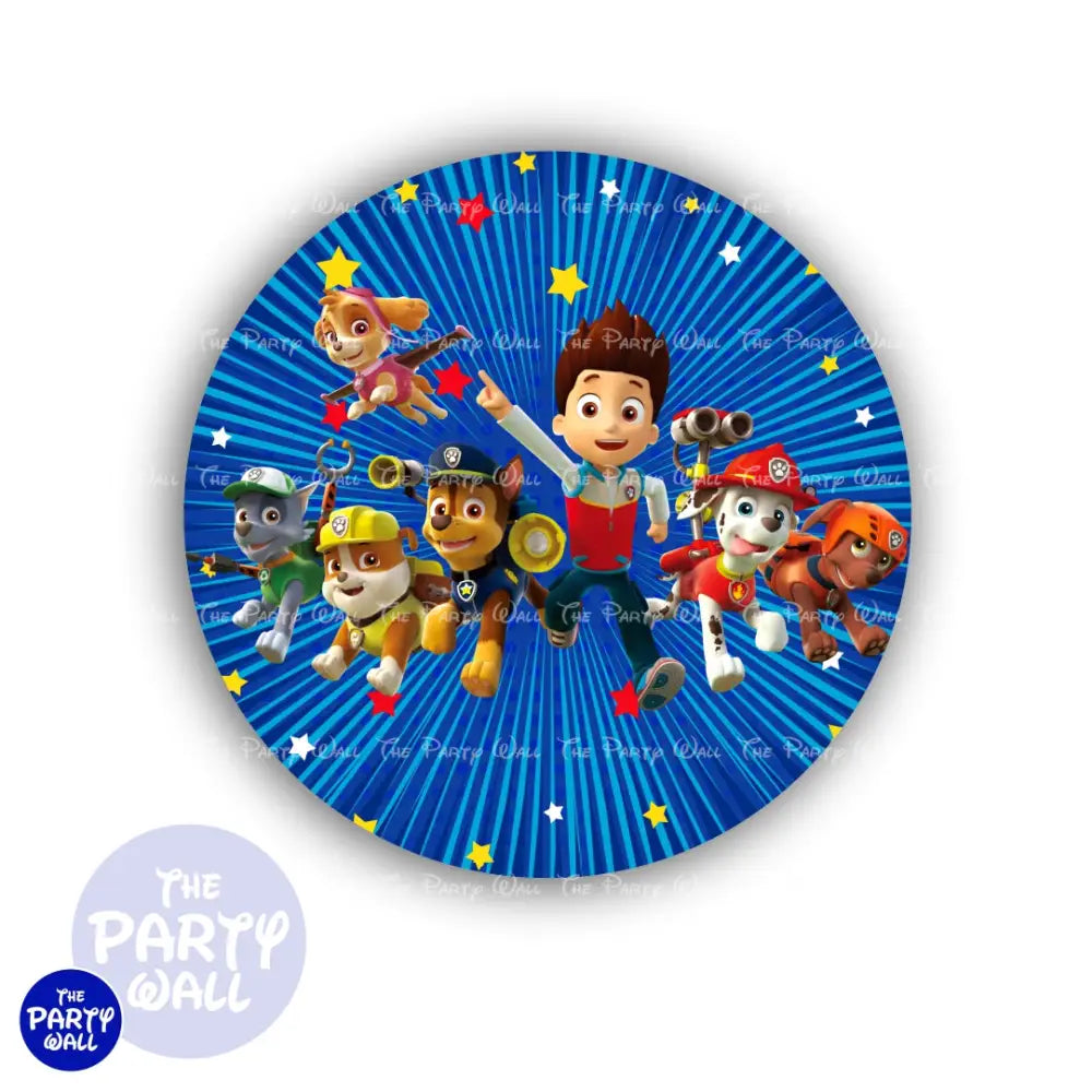 Paw Patrol - Funda para mampara circular Circular