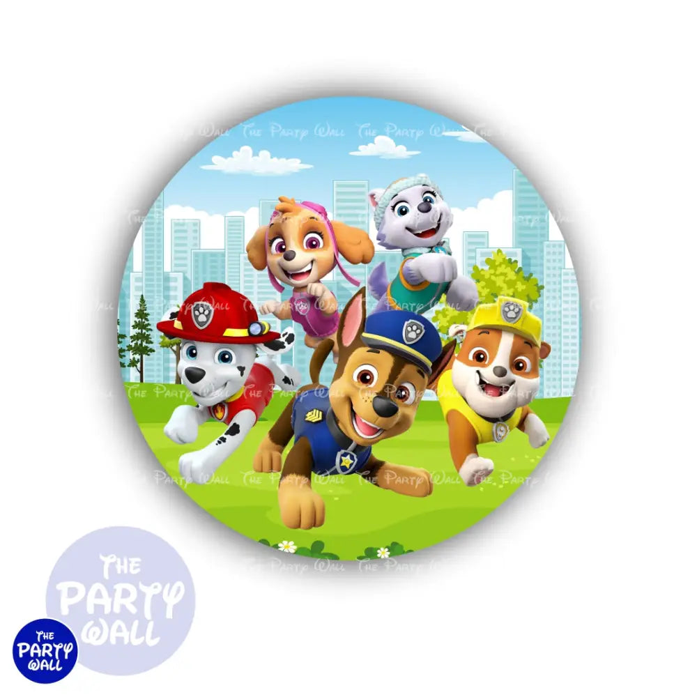 Paw Patrol - Funda para mampara circular Circular