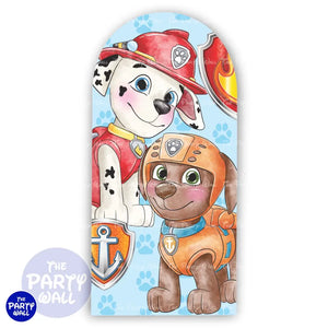 Paw Patrol - Funda para mampara de punta redonda o rectangular Mampara de punta redonda
