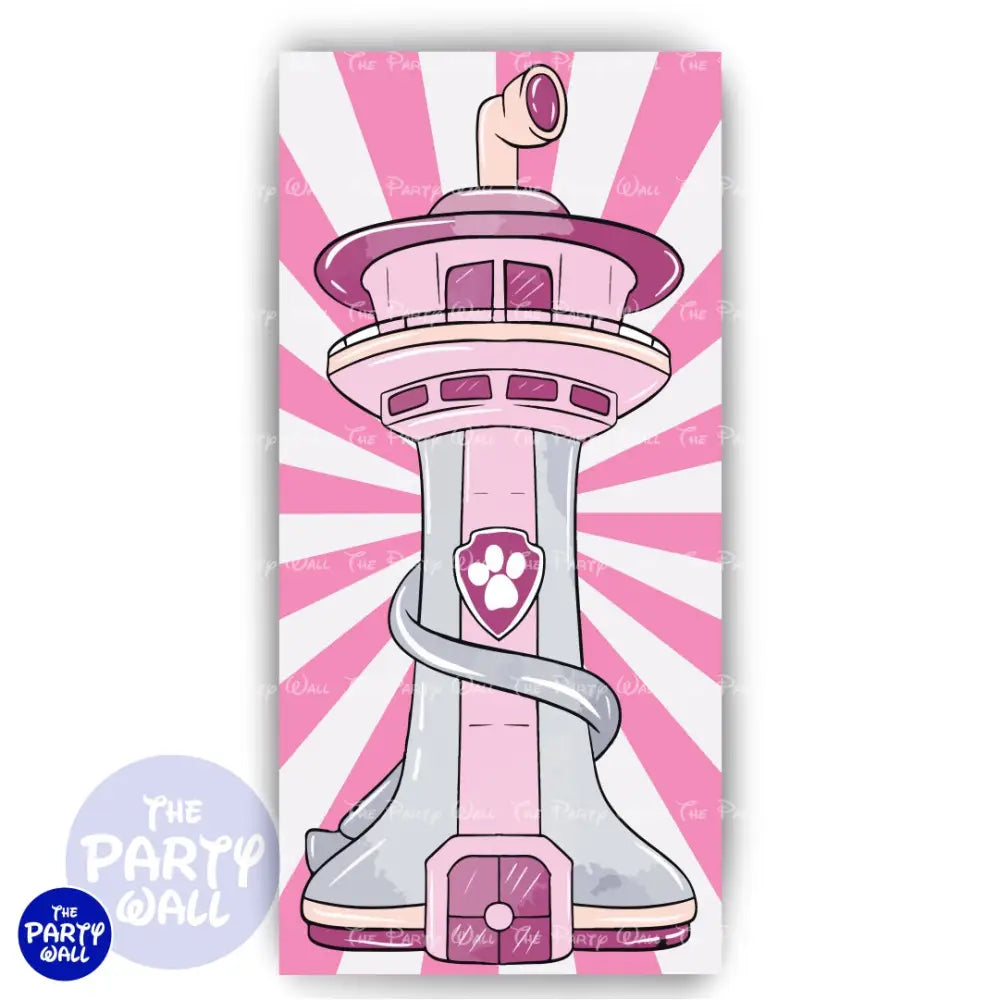 Paw Patrol - Funda para mampara de punta redonda o rectangular Mampara de punta redonda