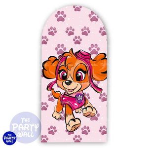 Paw Patrol - Funda para mampara de punta redonda o rectangular Mampara de punta redonda