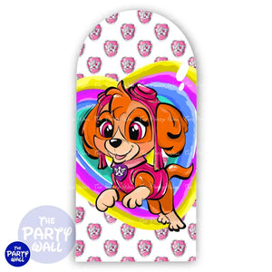 Paw Patrol - Funda para mampara de punta redonda o rectangular Mampara de punta redonda