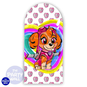 Paw Patrol - Funda para mampara de punta redonda o rectangular Mampara de punta redonda