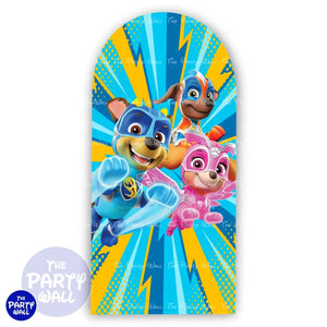 Paw Patrol - Funda para mampara de punta redonda o rectangular Mampara de punta redonda