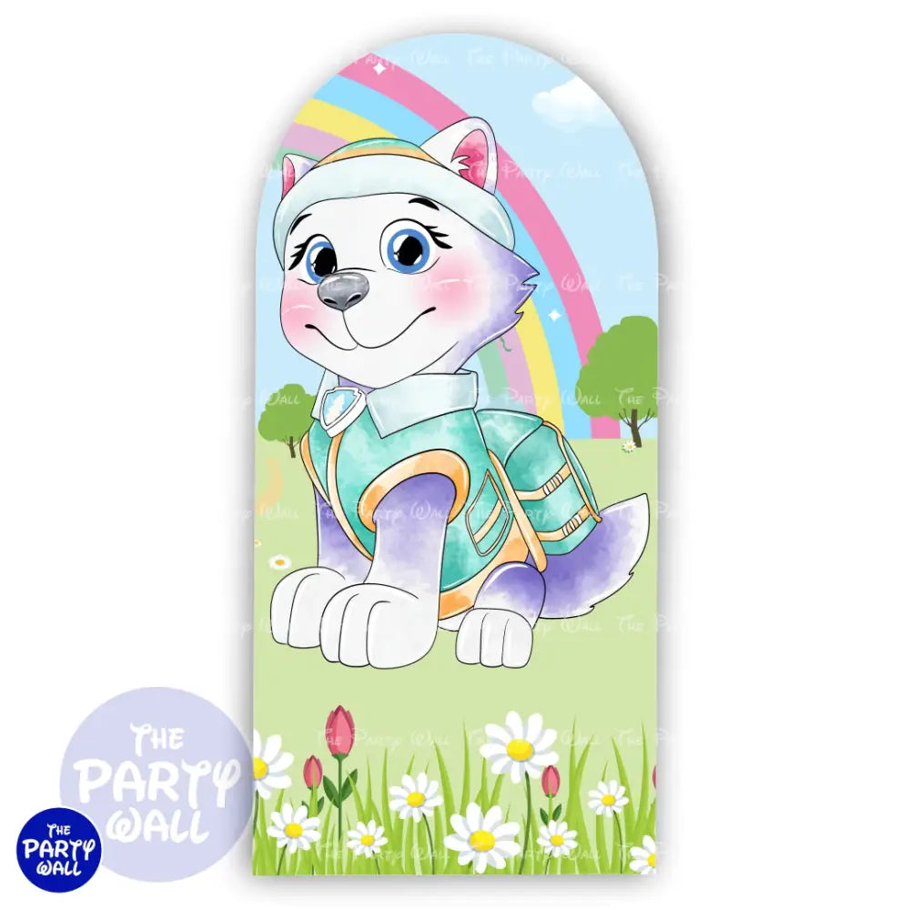 Paw Patrol - Funda para mampara de punta redonda o rectangular Mampara de punta redonda