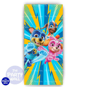 Paw Patrol - Funda para mampara de punta redonda o rectangular Mampara de punta redonda