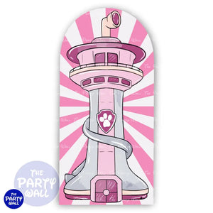 Paw Patrol - Funda para mampara de punta redonda o rectangular Mampara de punta redonda