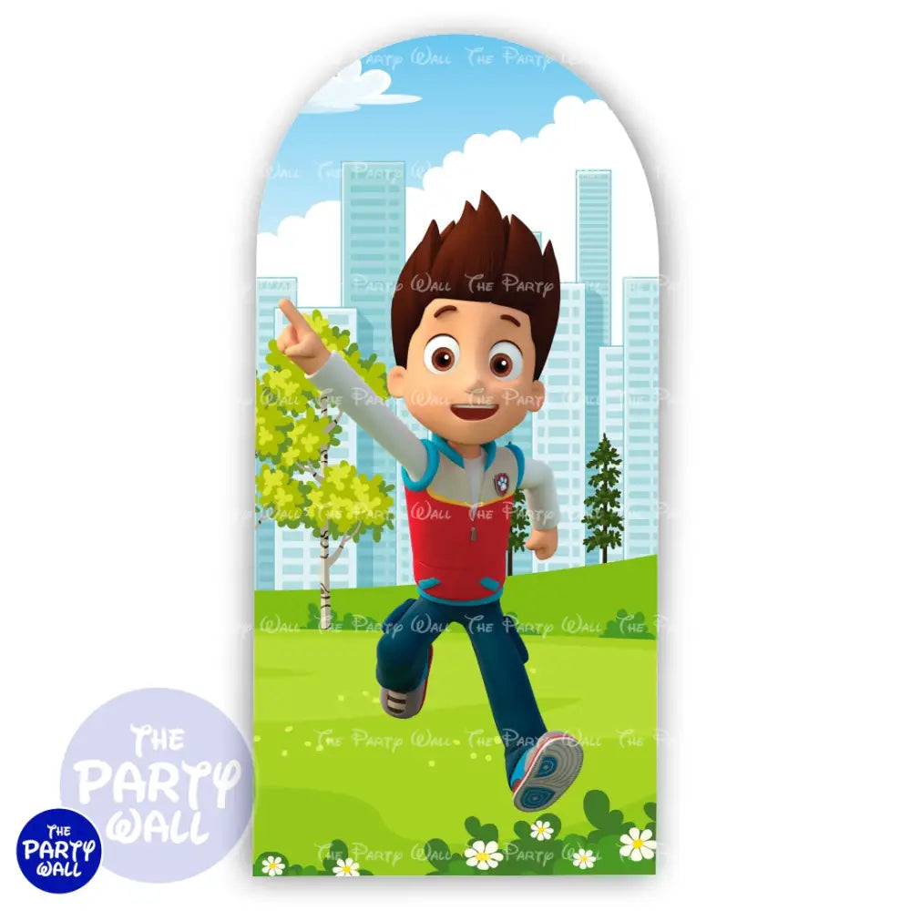 Paw Patrol - Funda para mampara de punta redonda o rectangular Mampara de punta redonda