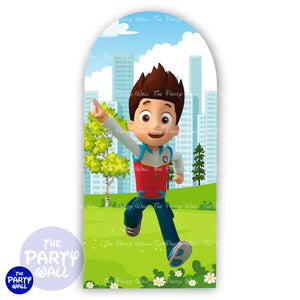 Paw Patrol - Funda para mampara de punta redonda o rectangular Mampara de punta redonda