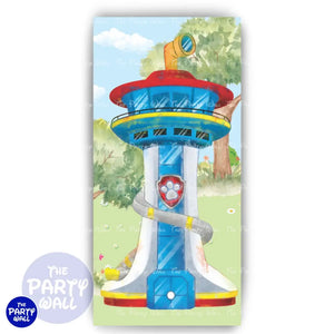Paw Patrol - Funda para mampara de punta redonda o rectangular Mampara de punta redonda