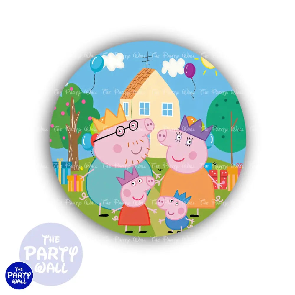 Peppa Pig - Funda para mampara circular Circular