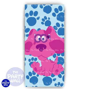 Pistas de Blue - Funda para mampara de punta redonda o rectangular Mampara de punta redonda