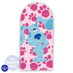 Pistas de Blue - Funda para mampara de punta redonda o rectangular Mampara de punta redonda