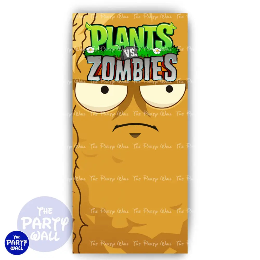 Plants vs Zombies - Funda para mampara de punta redonda o rectangular Mampara de punta redonda