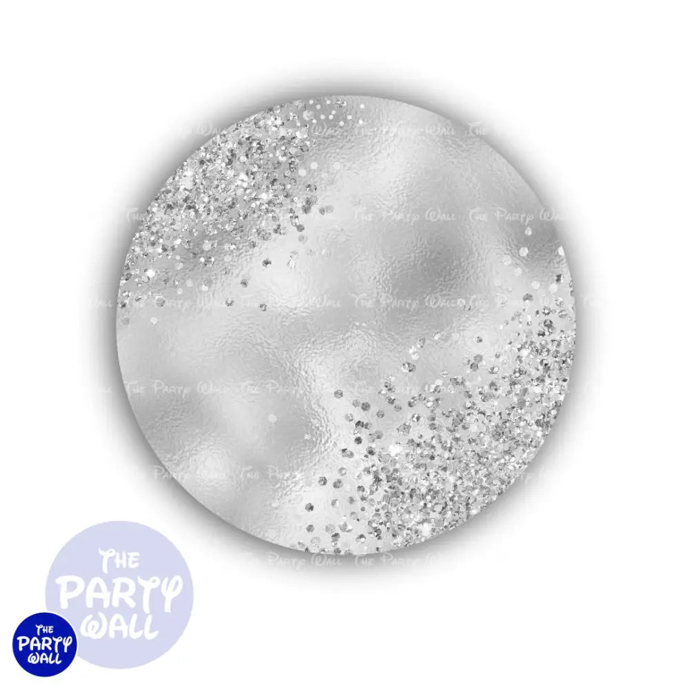 Plata - Funda para mampara circular Circular