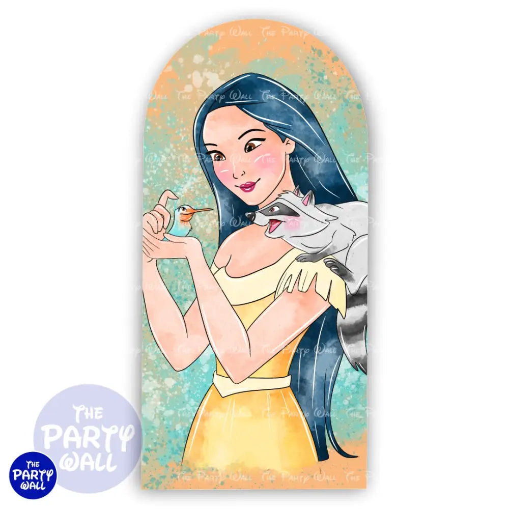 Pocahontas - Funda para mampara de punta redonda o rectangular Mampara de punta redonda