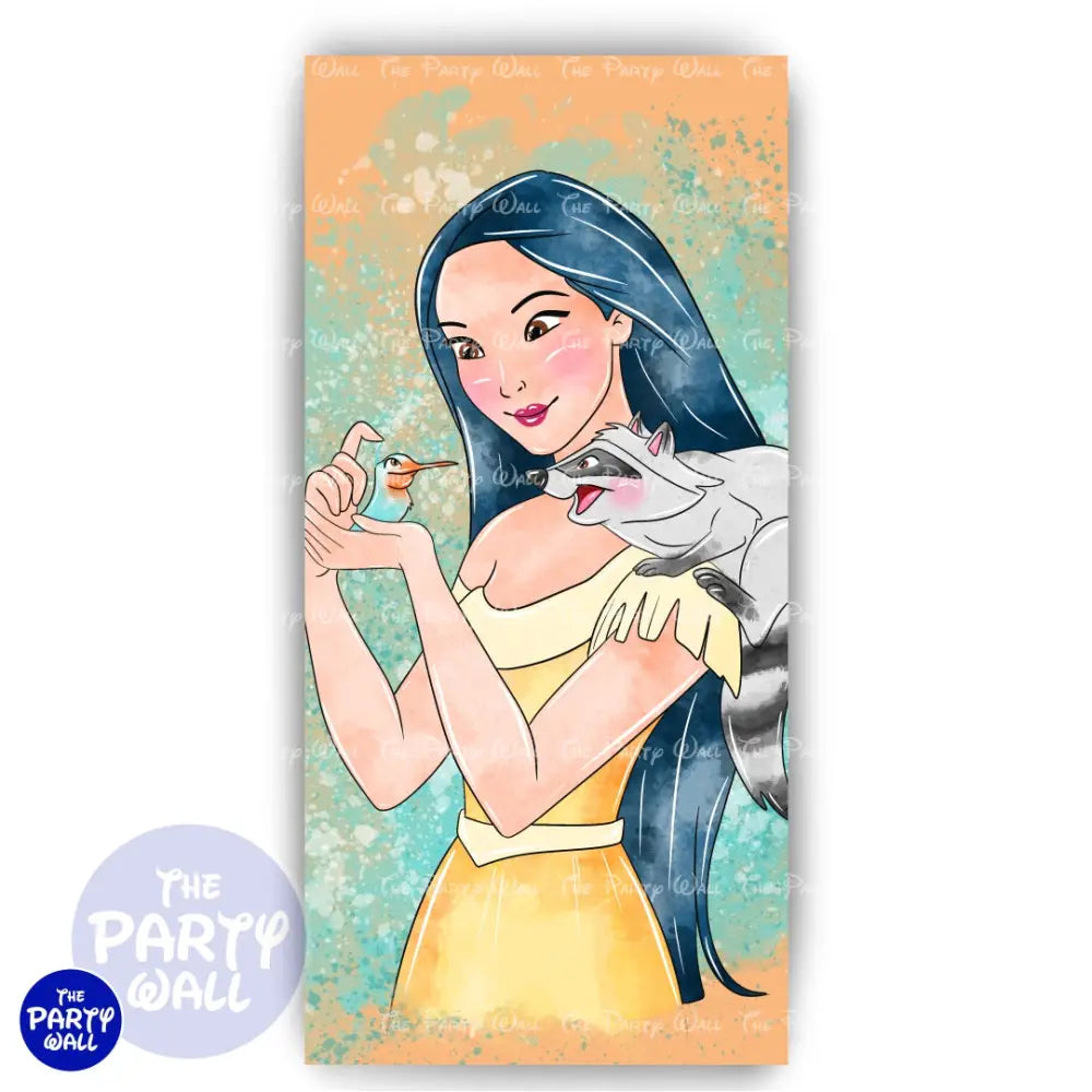 Pocahontas - Funda para mampara de punta redonda o rectangular Mampara de punta redonda