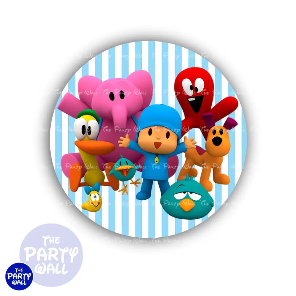 Pocoyo - Funda para mampara circular Circular