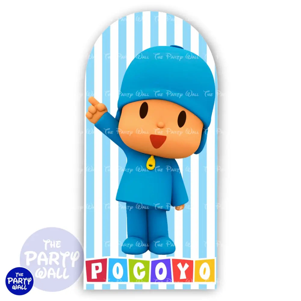 Pocoyo - Funda para mampara de punta redonda o rectangular Mampara de punta redonda