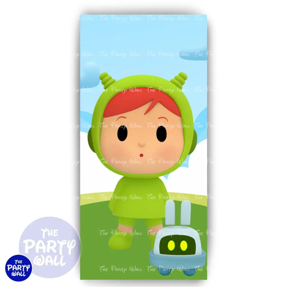 Pocoyo - Funda para mampara de punta redonda o rectangular Mampara de punta redonda