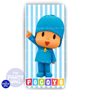 Pocoyo - Funda para mampara de punta redonda o rectangular Mampara de punta redonda