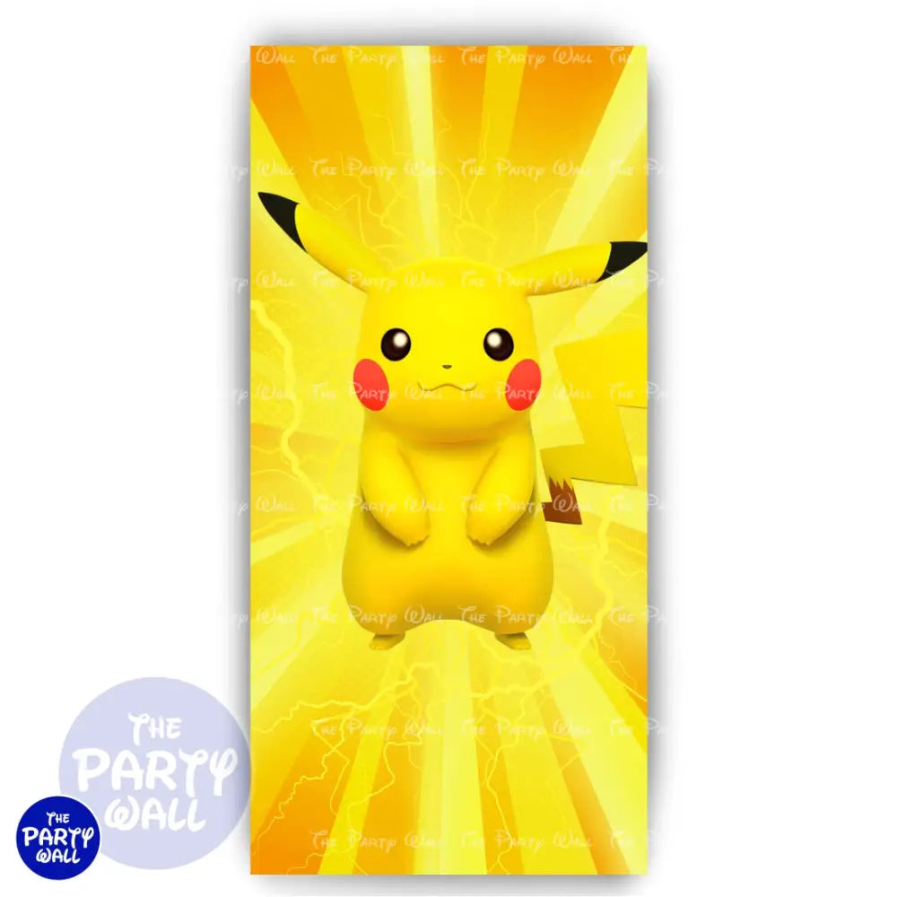 Pokemon - Funda para mampara de punta redonda o rectangular Mampara de punta redonda