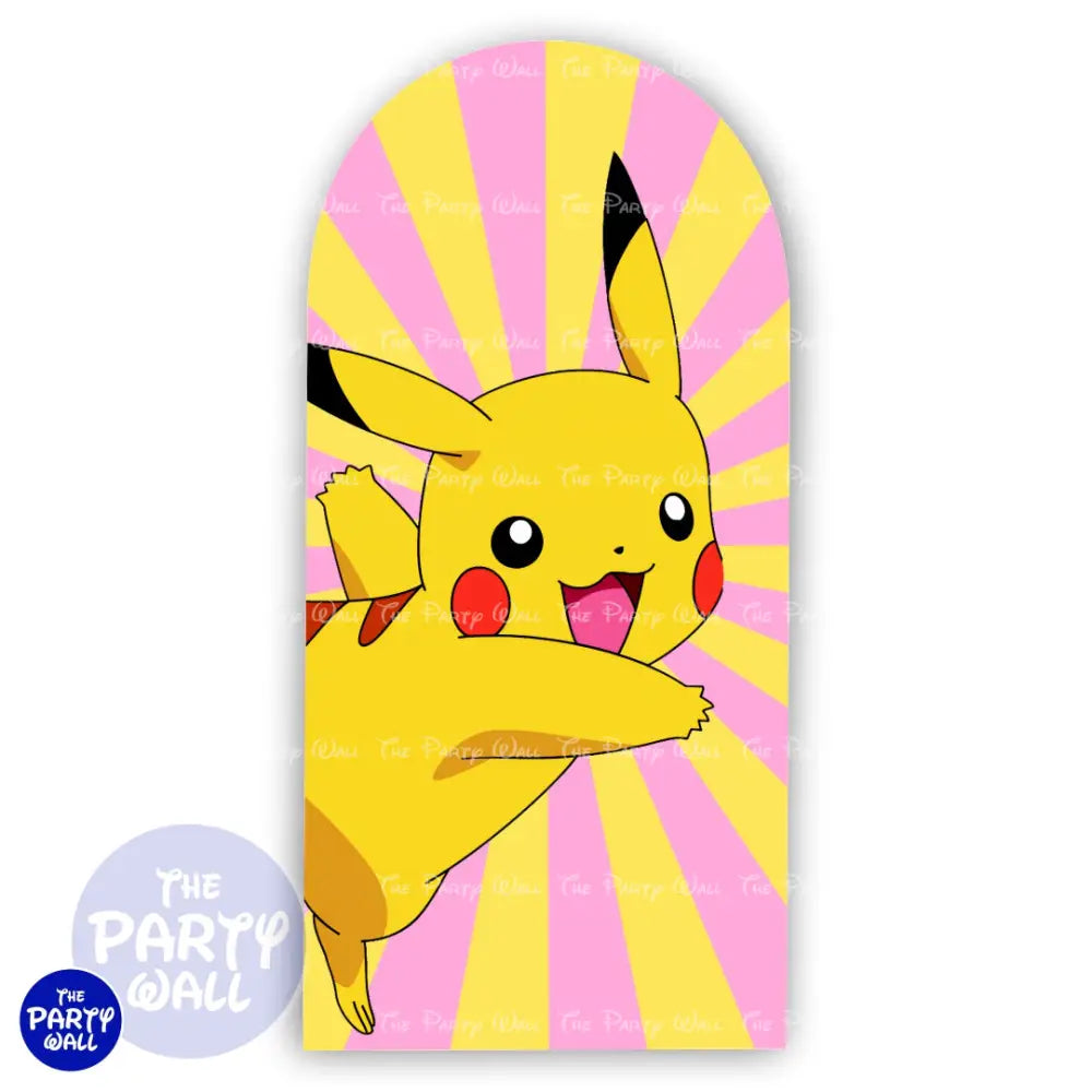 Pokemon - Funda para mampara de punta redonda o rectangular Mampara de punta redonda