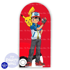 Pokemon - Funda para mampara de punta redonda o rectangular Mampara de punta redonda
