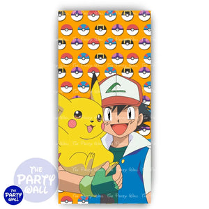 Pokemon - Funda para mampara de punta redonda o rectangular Mampara de punta redonda