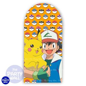 Pokemon - Funda para mampara de punta redonda o rectangular Mampara de punta redonda