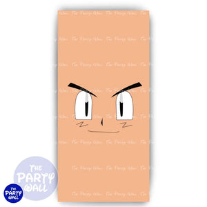 Pokemon - Funda para mampara de punta redonda o rectangular Mampara de punta redonda