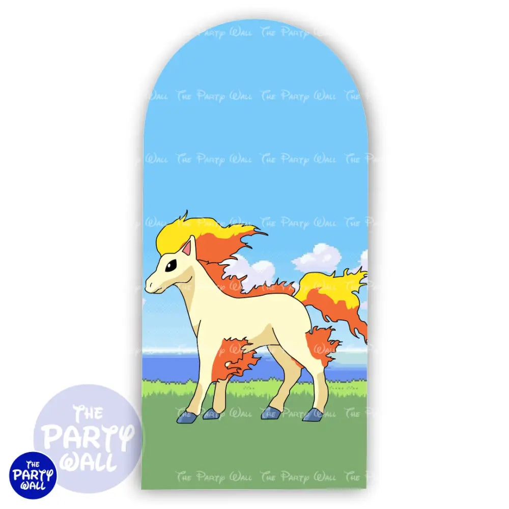 Pokemon - Funda para mampara de punta redonda o rectangular Mampara de punta redonda