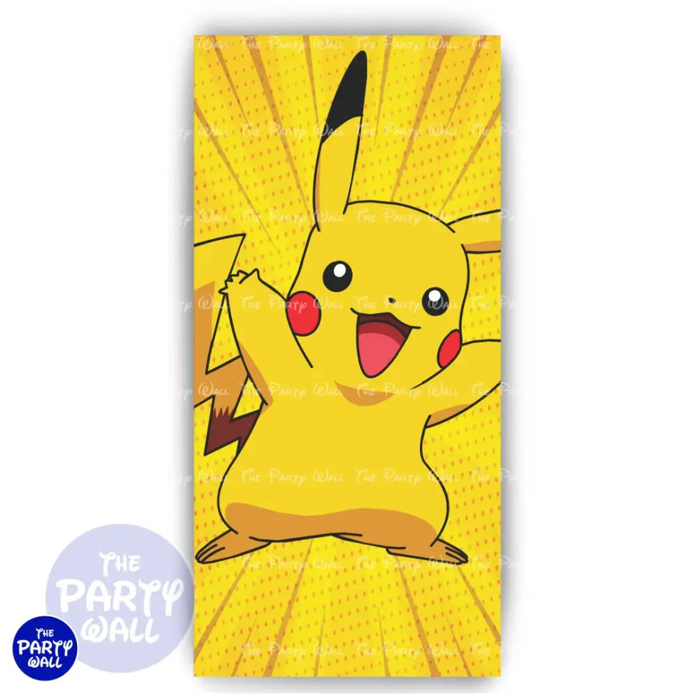 Pokemon - Funda para mampara de punta redonda o rectangular Mampara de punta redonda