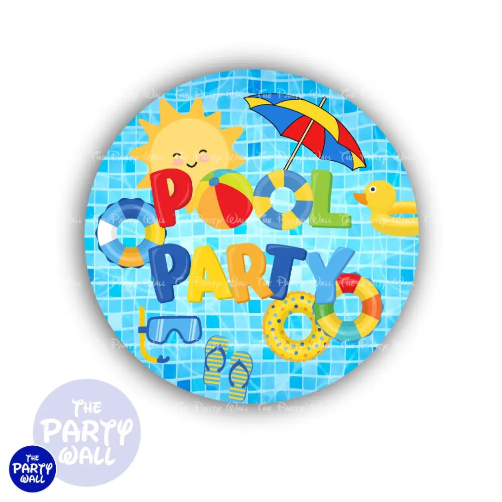 Pool Party / Albercada - Funda para mampara circular Circular