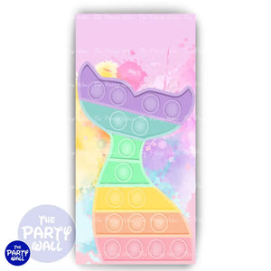 Pop It - Funda para mampara de punta redonda o rectangular Mampara de punta redonda