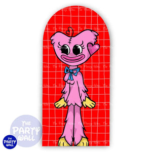 Poppy Playtime - Funda para mampara de punta redonda o rectangular Mampara de punta redonda