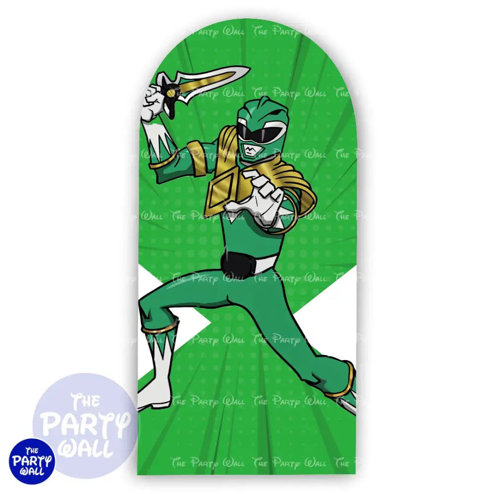 Power Rangers - Funda para mampara de punta redonda o rectangular Mampara de punta redonda