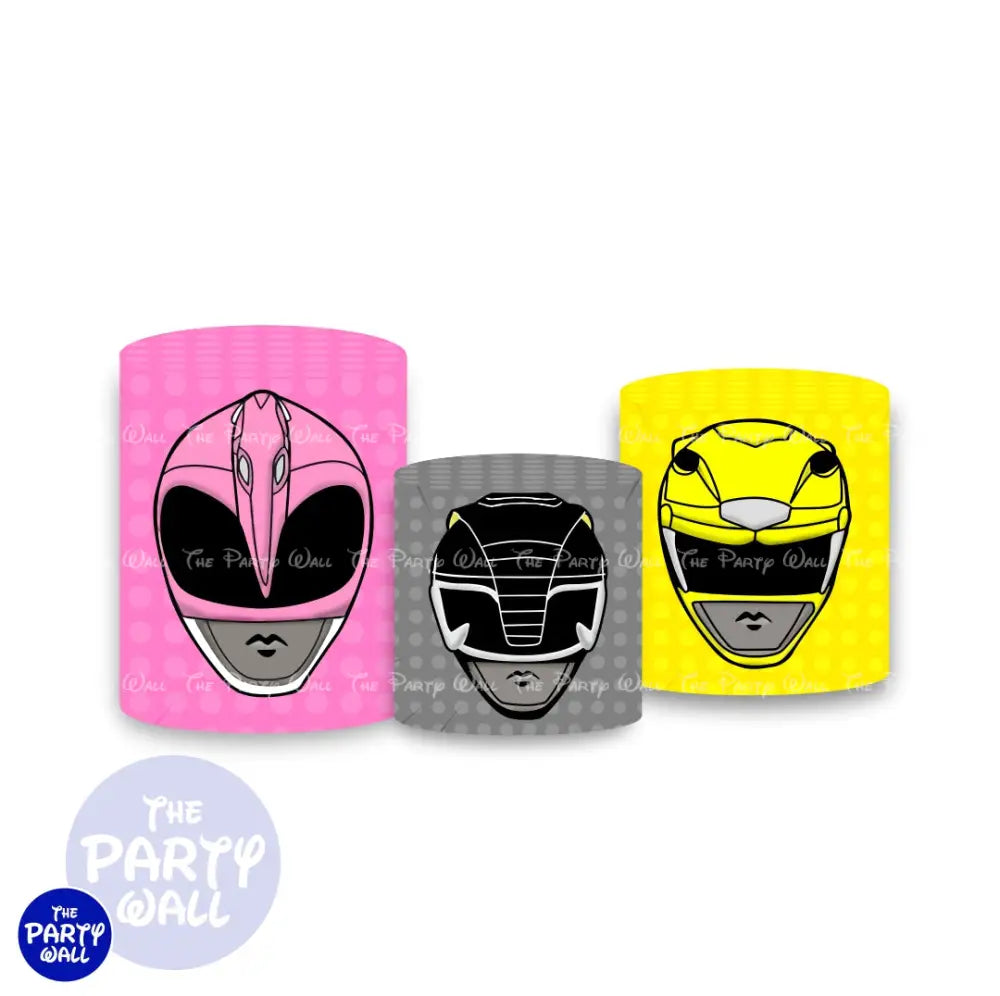 Power Rangers - Fundas para cilindros Cilindros