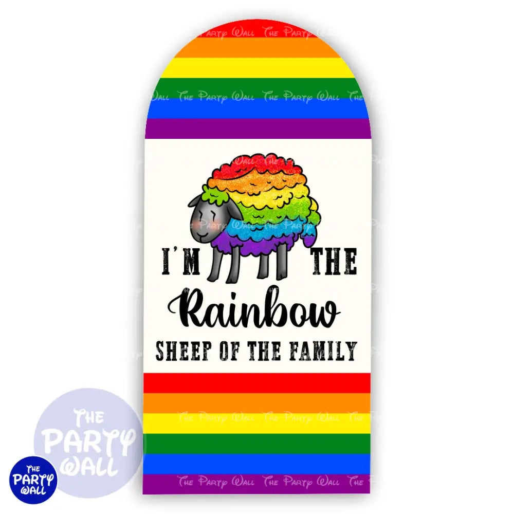 Pride - Funda para mampara de punta redonda o rectangular Mampara de punta redonda