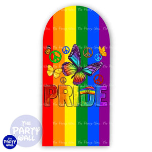 Pride - Funda para mampara de punta redonda o rectangular Mampara de punta redonda