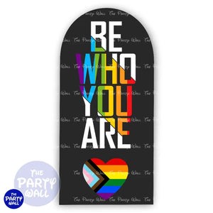 Pride - Funda para mampara de punta redonda o rectangular Mampara de punta redonda