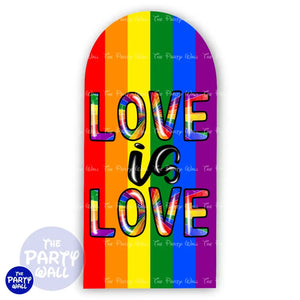 Pride - Funda para mampara de punta redonda o rectangular Mampara de punta redonda